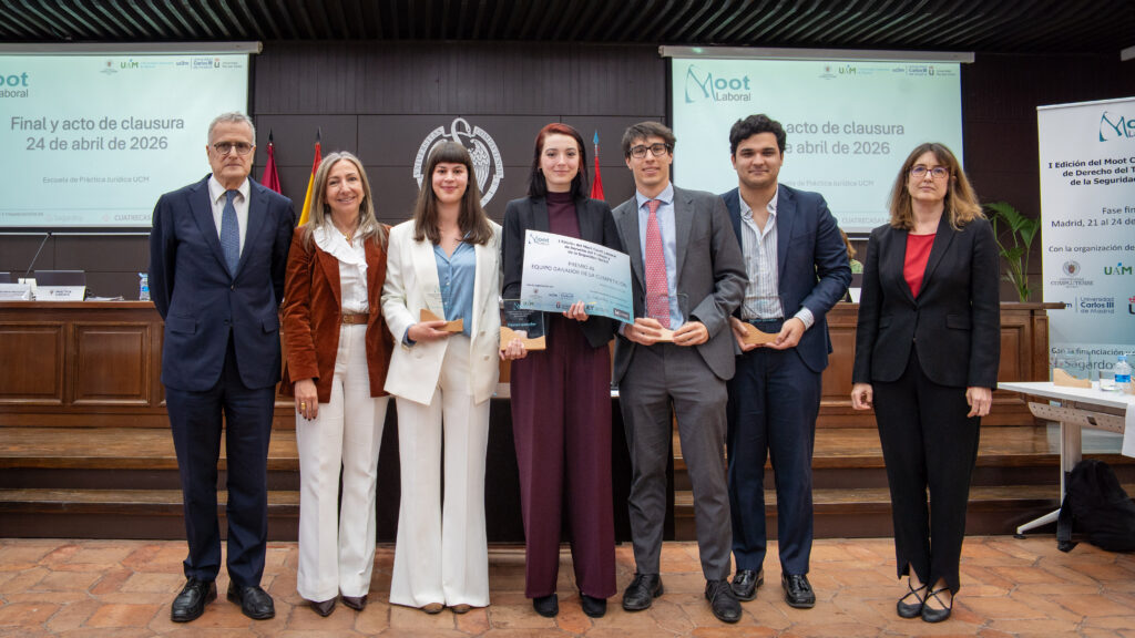 Entrega del premio al mejor equipo